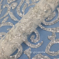 Κρύσταλλο Sequin γυαλιστερό κορδόνι Lace Fabric